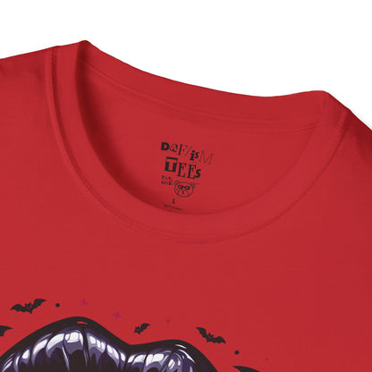 Vampire Kiss Halloween Gothic Tee