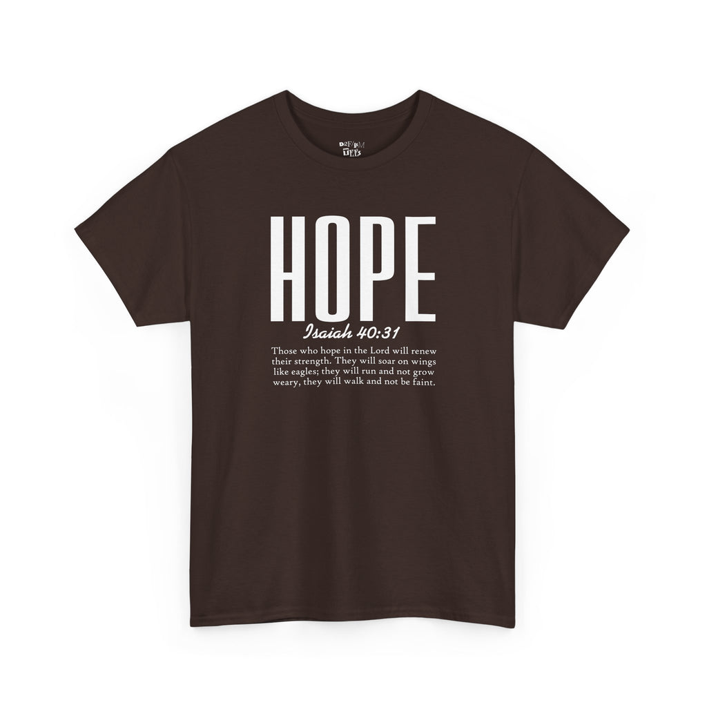 Hope : Isaiah 40:31 — Inspirational Faith Tee
