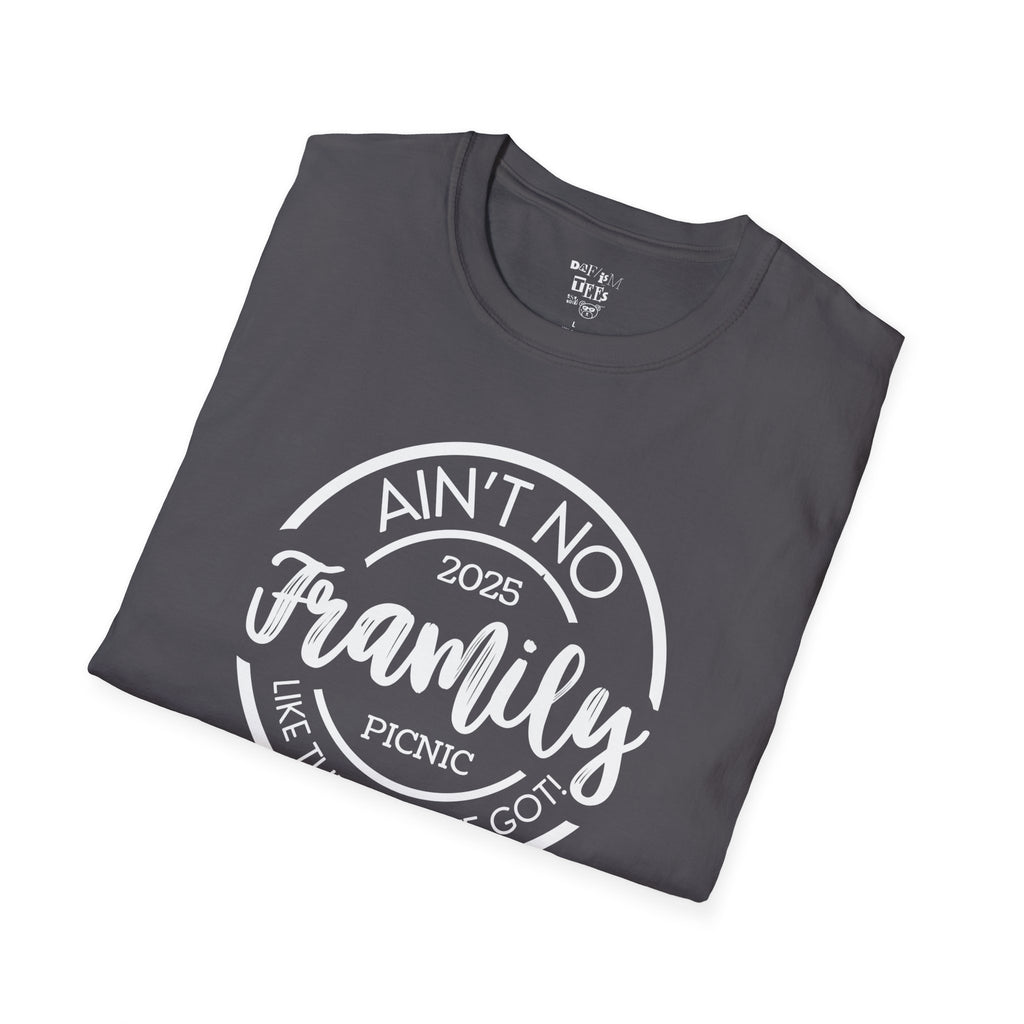 Friends and Family Picnic T-Shirt - 2025 Aint No Family Like The One We Got