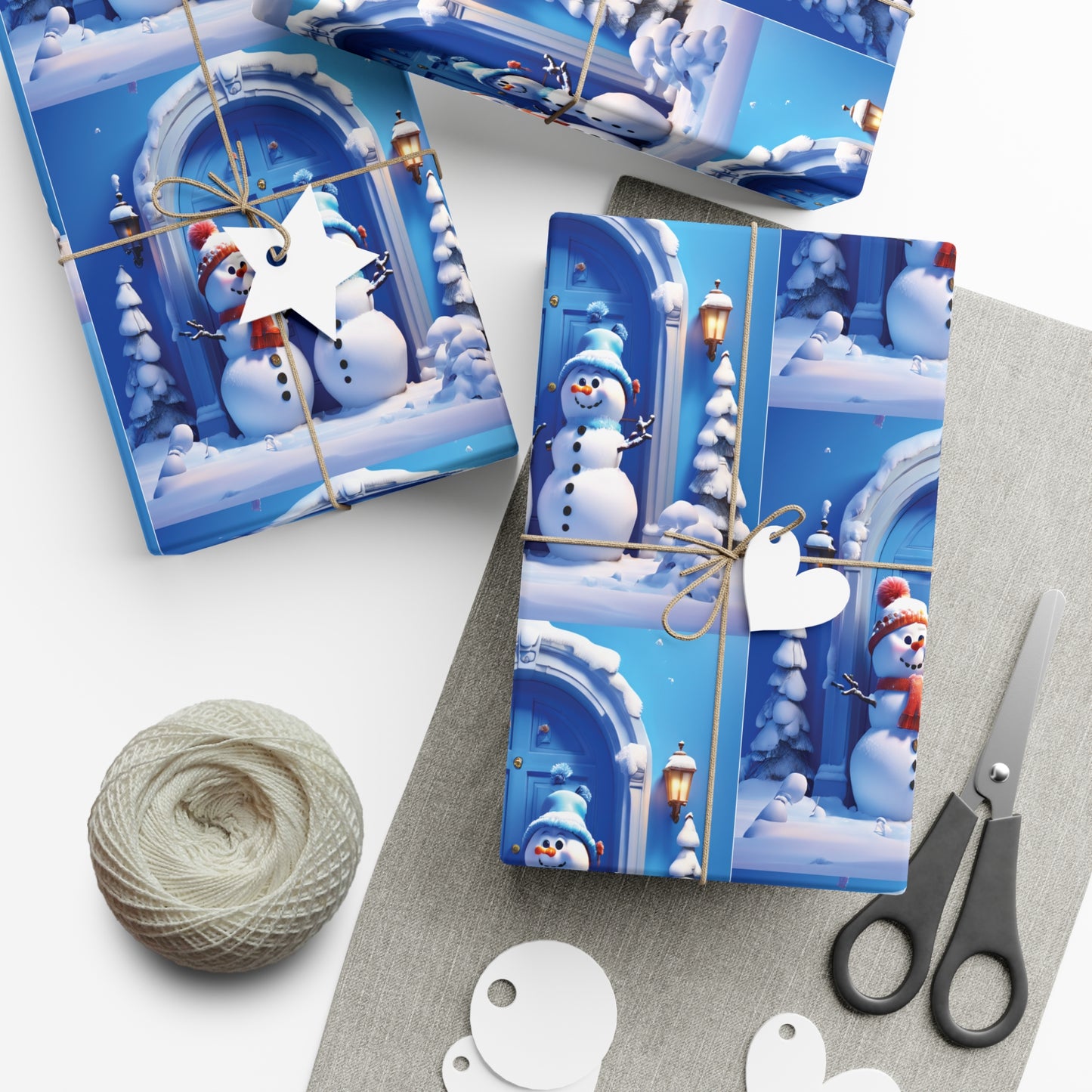 Snowman Duo Gift Wrap Papers