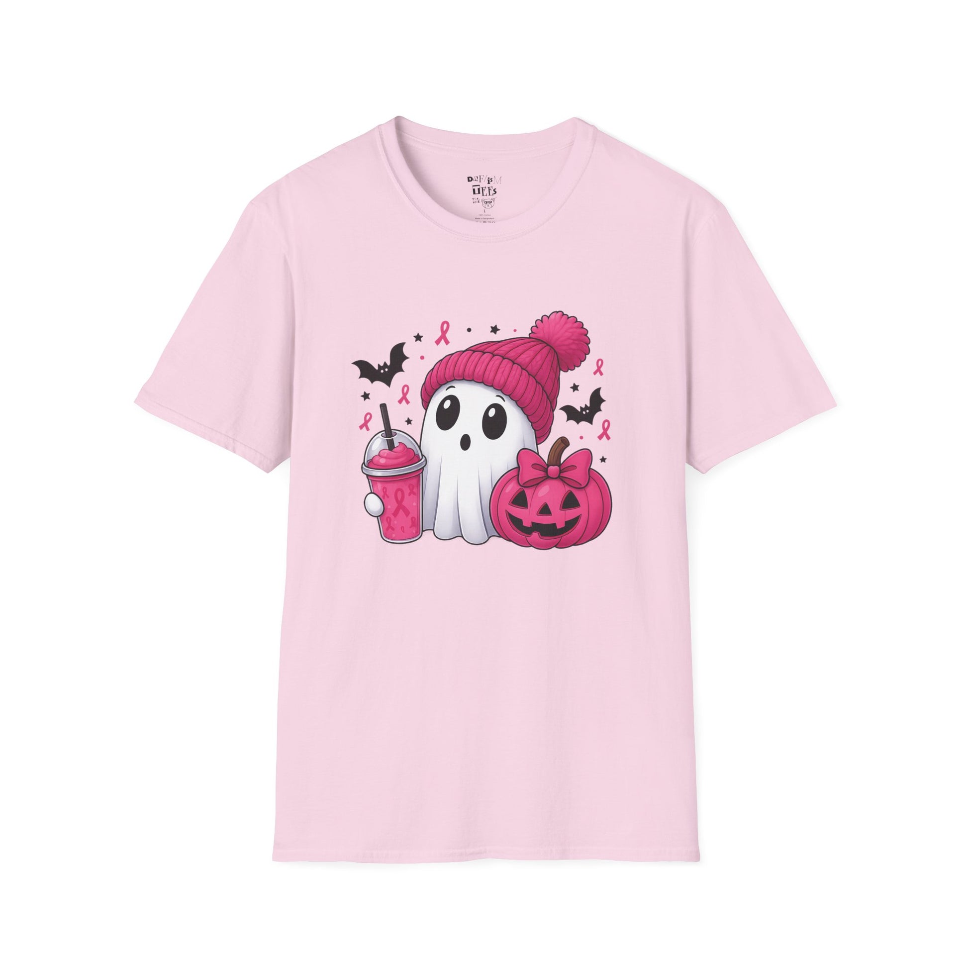 October Breast Cancer Awrareness Halloween Tee Shirt