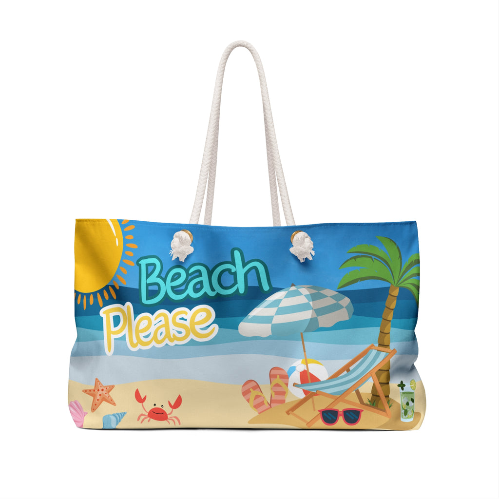 Beach Please Weekender Bag
