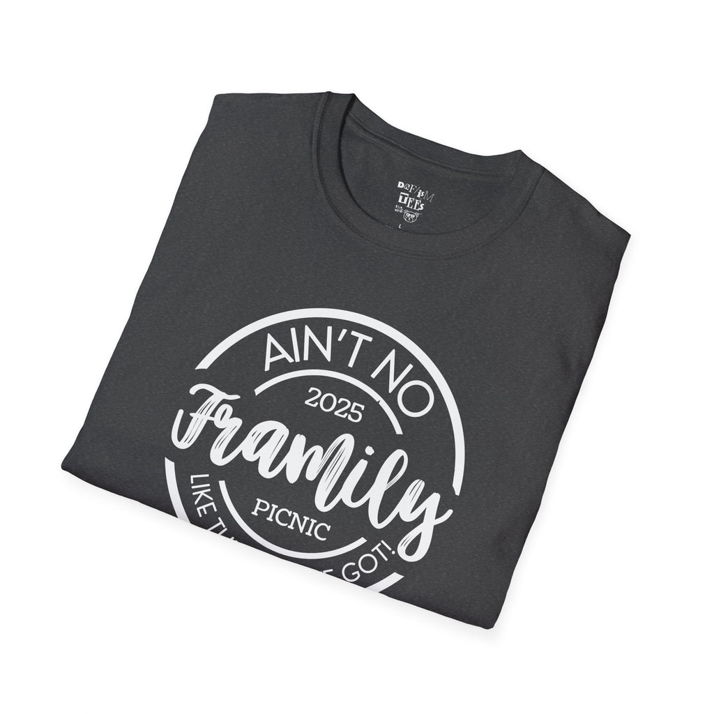 Friends and Family Picnic T-Shirt - 2025 Aint No Family Like The One We Got