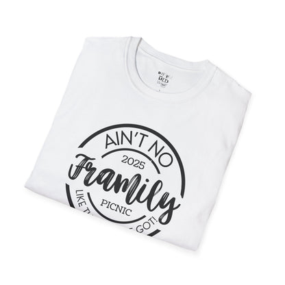 Friends and Family Picnic T-Shirt - 2025 Aint No Family Like The One We Got