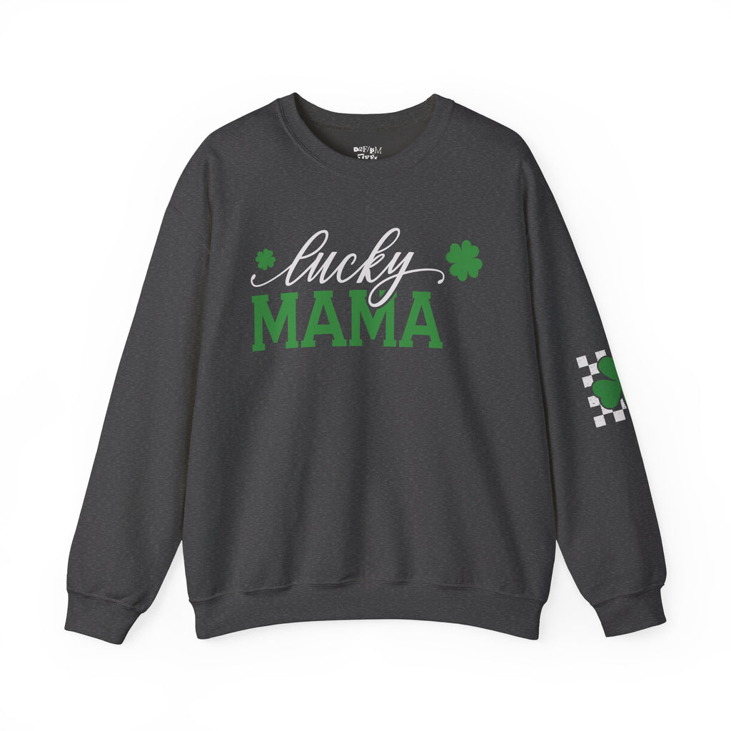 Lucky Mama Crewneck Sweatshirt - St. Patrick's Day Charm