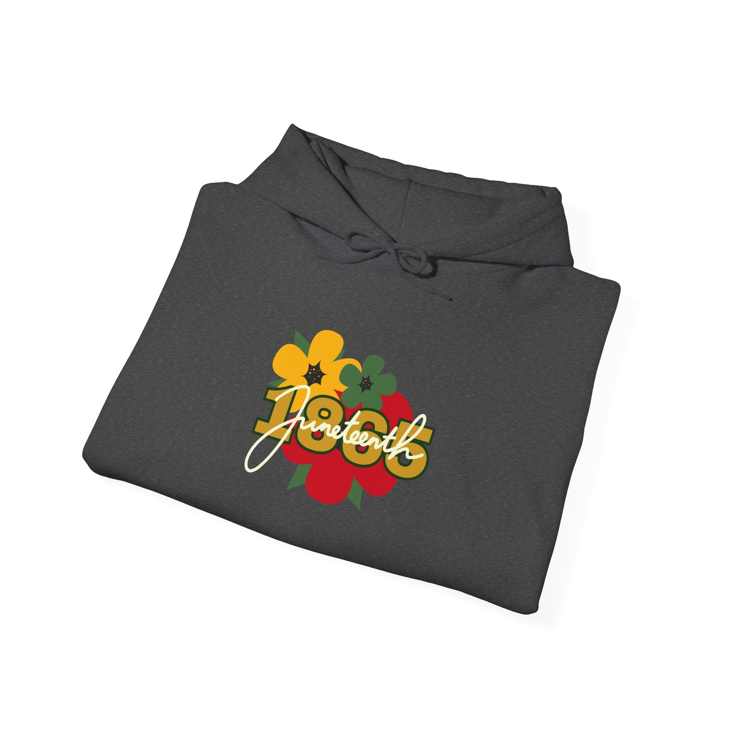 Juneteenth Flower Unisex Heavy Blend Hooded Sweatshirt