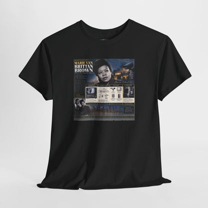 Marie Van Brittan Brown Historical Portrait T-Shirt