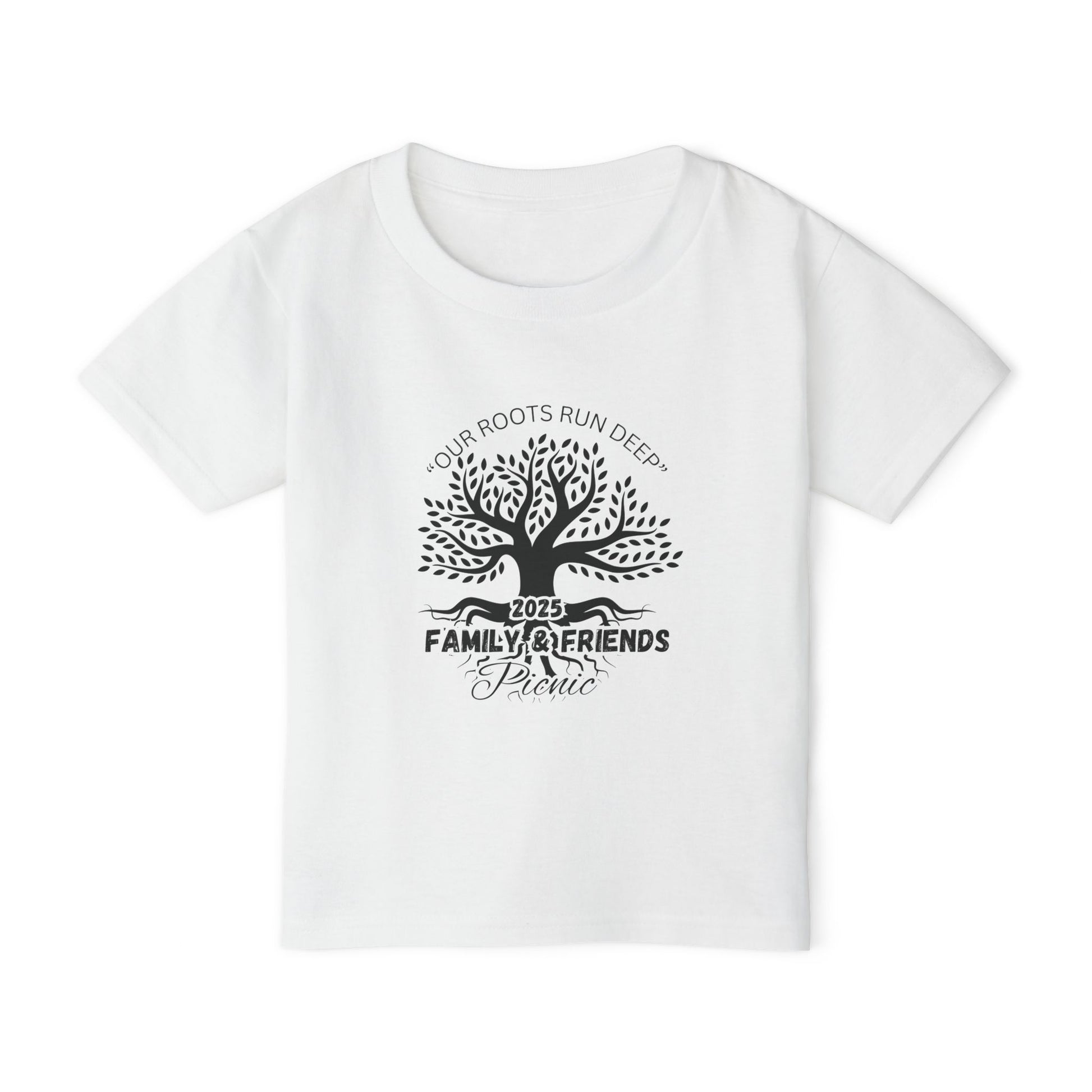 Our Roots Run Deep: Family & Friends Picnic: Personalized Kids Shirt