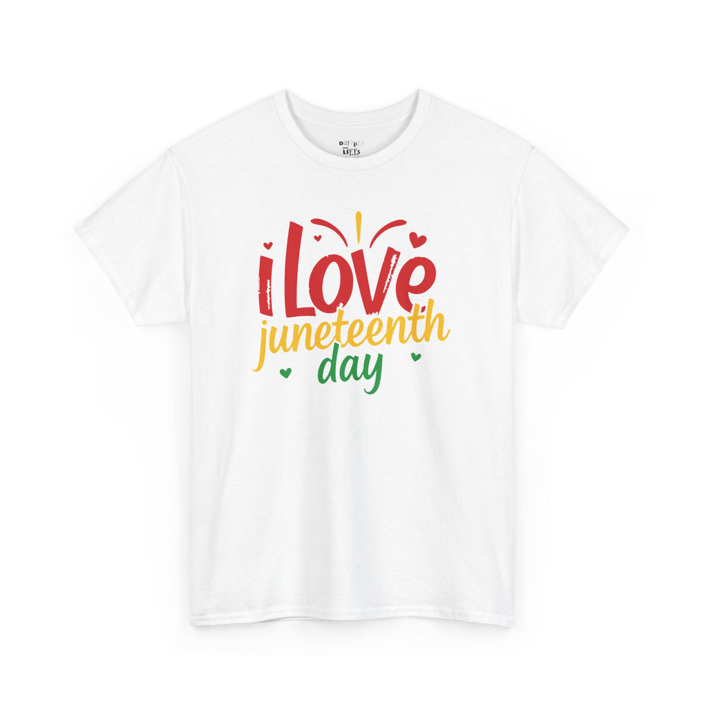 Juneteenth Celebration Unisex Heavy Cotton Tee - I Love Juneteenth Day