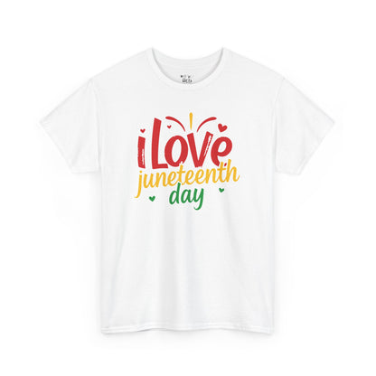 Juneteenth Celebration Unisex Heavy Cotton Tee - I Love Juneteenth Day
