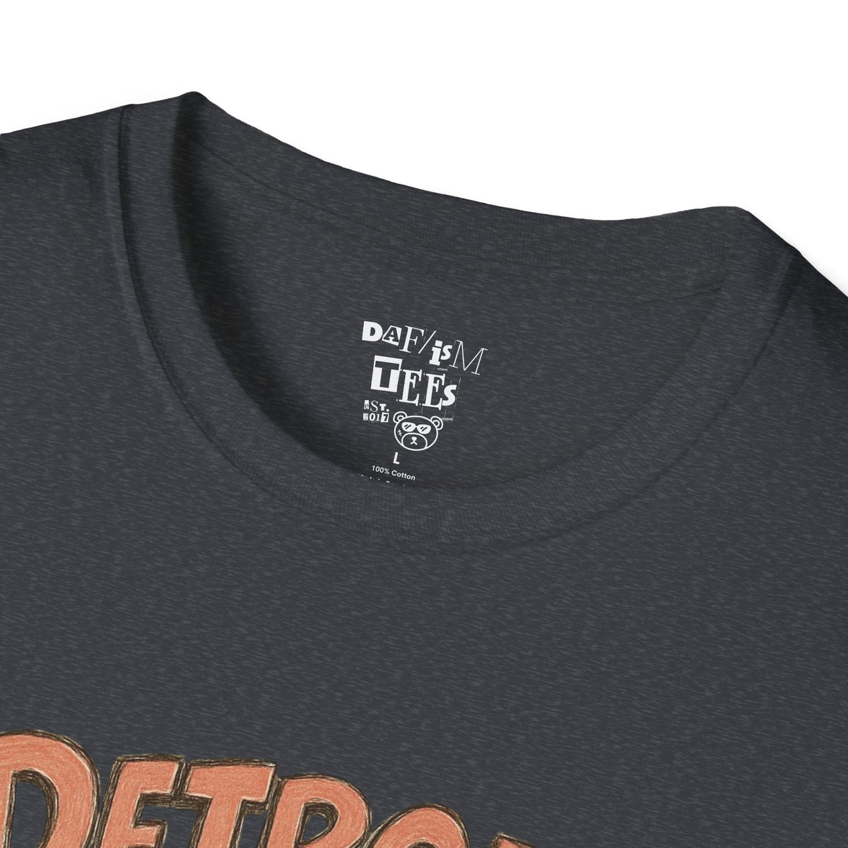Detroit Hustles Harder T-Shirt — Retro Motivational Tee for Detroit Pride & Hustle