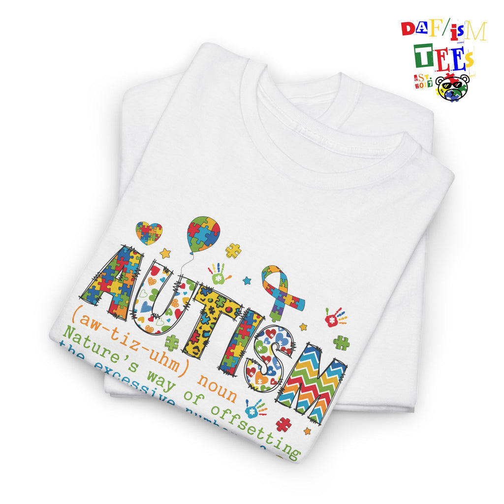 Autism Awareness - Definition T-Shirt | Unisex Heavy Cotton Tee | Colorful Graphic Design