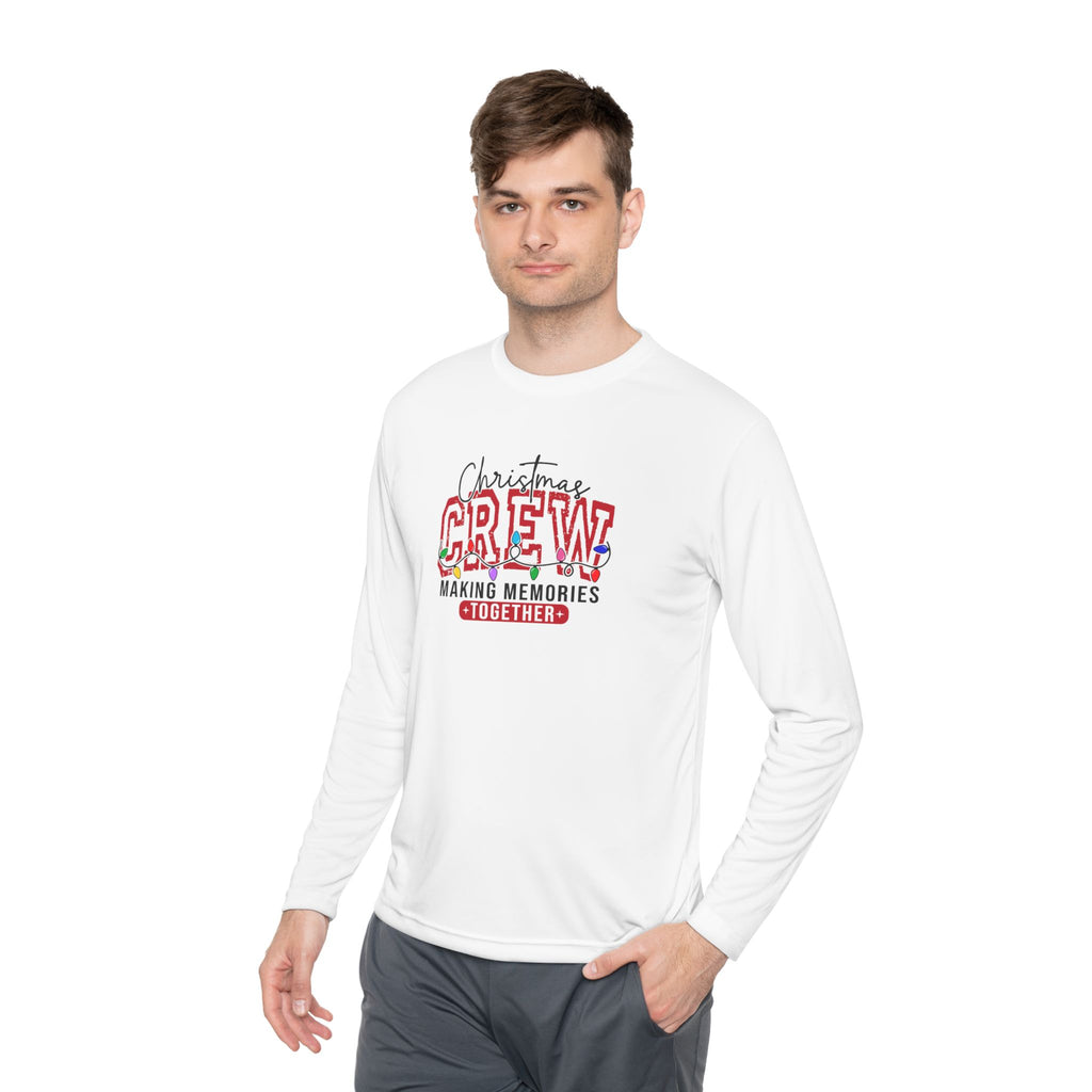 Christmas Crew Long Sleeve Tee — "Making Memories Together" Holiday Shirt