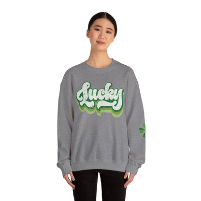 Lucky Shamrock Unisex Heavy Blend Crewneck Sweatshirt