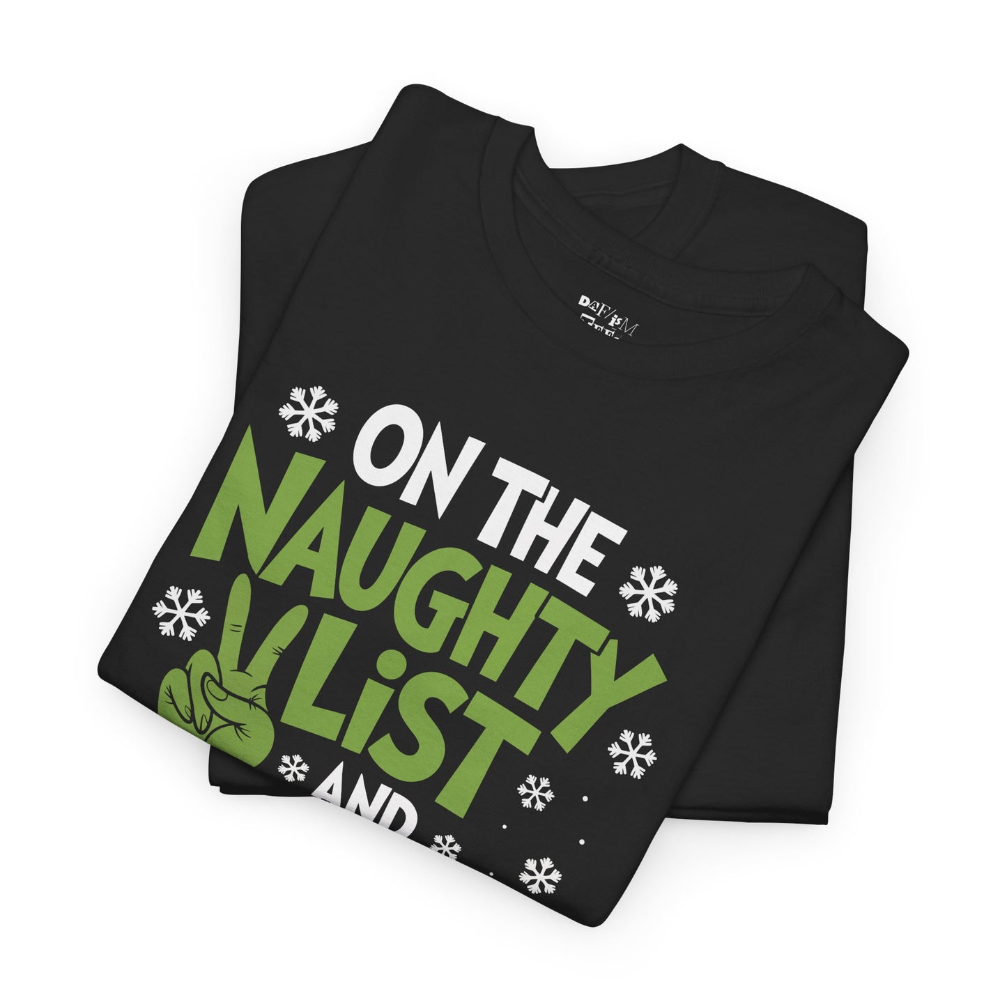Naughty List I Regret Nothing Christmas Tee