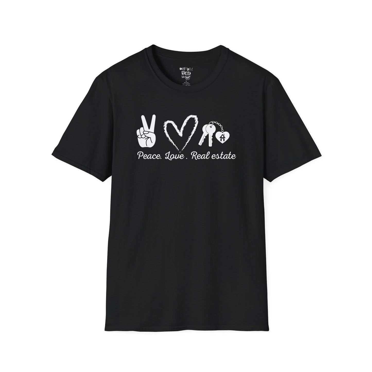 Peace Love Real Estate Unisex T-Shirt