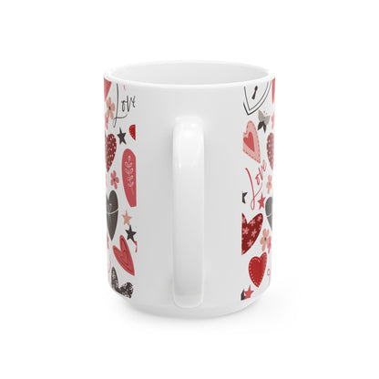 Love Patches Mug 15oz