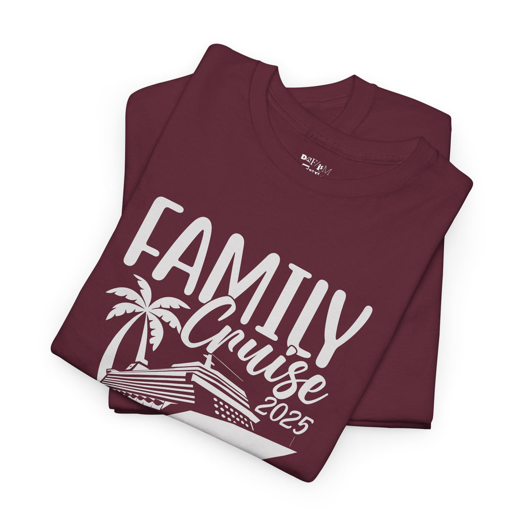 Family Cruise 2025 Unisex Heavy Cotton Tee | Great Vacation Shirt, Family Reunion Gift, Custom Cruise Apparel, Summer Holiday Tee, Fun [...]