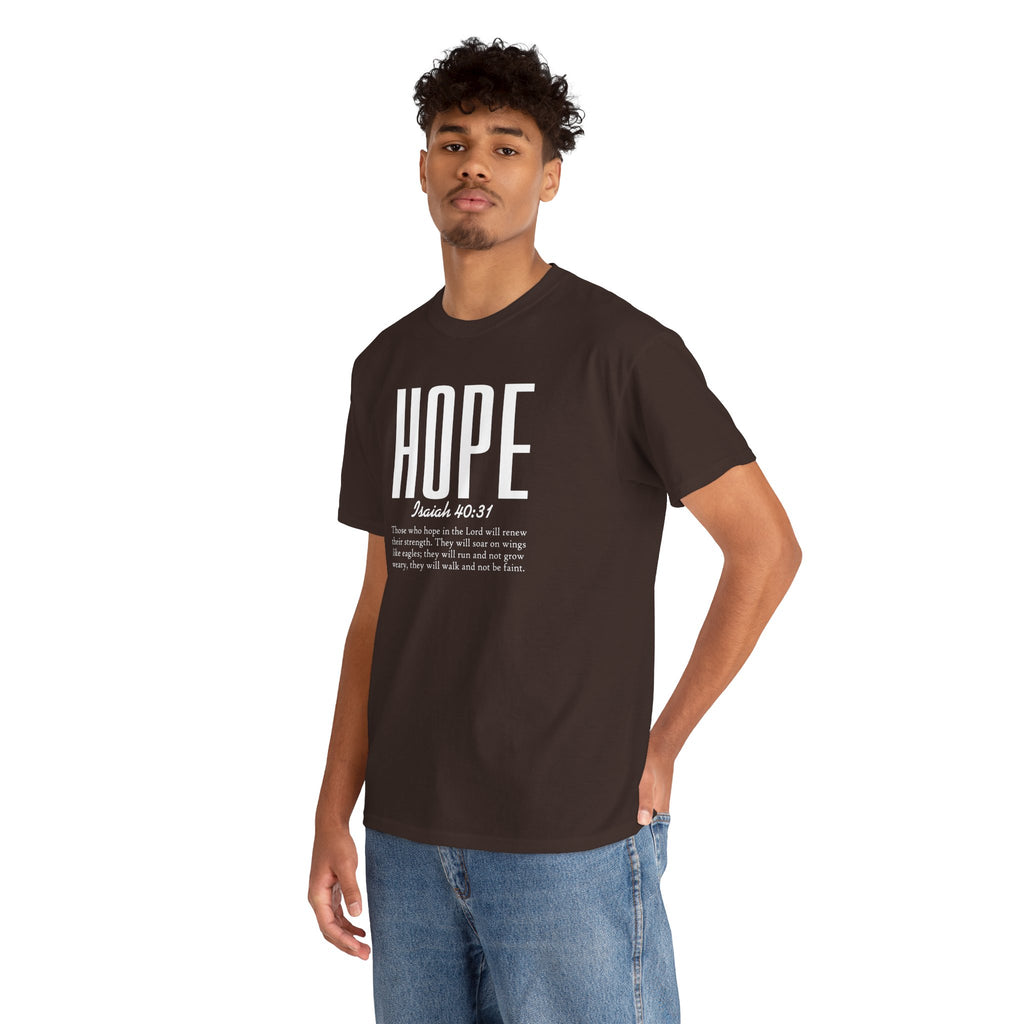 Hope : Isaiah 40:31 — Inspirational Faith Tee