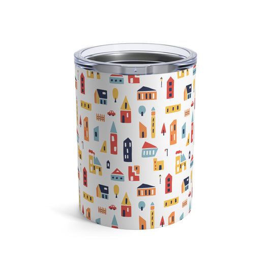 Colorful Cityscape Tumbler