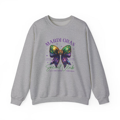Mardi Gras Martini Club Sweatshirt