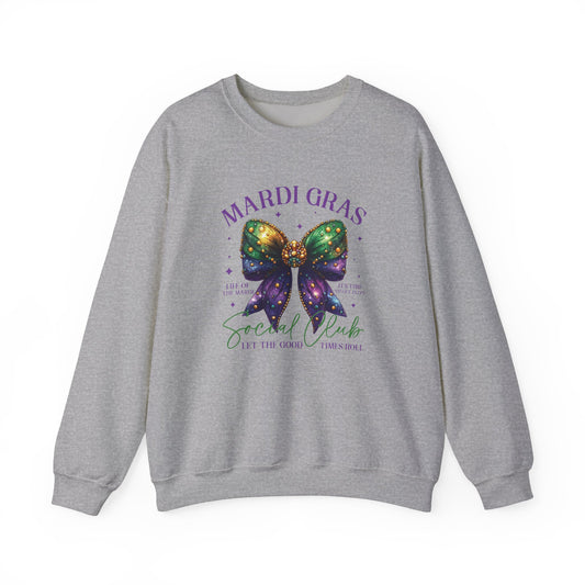 Mardi Gras Martini Club Sweatshirt