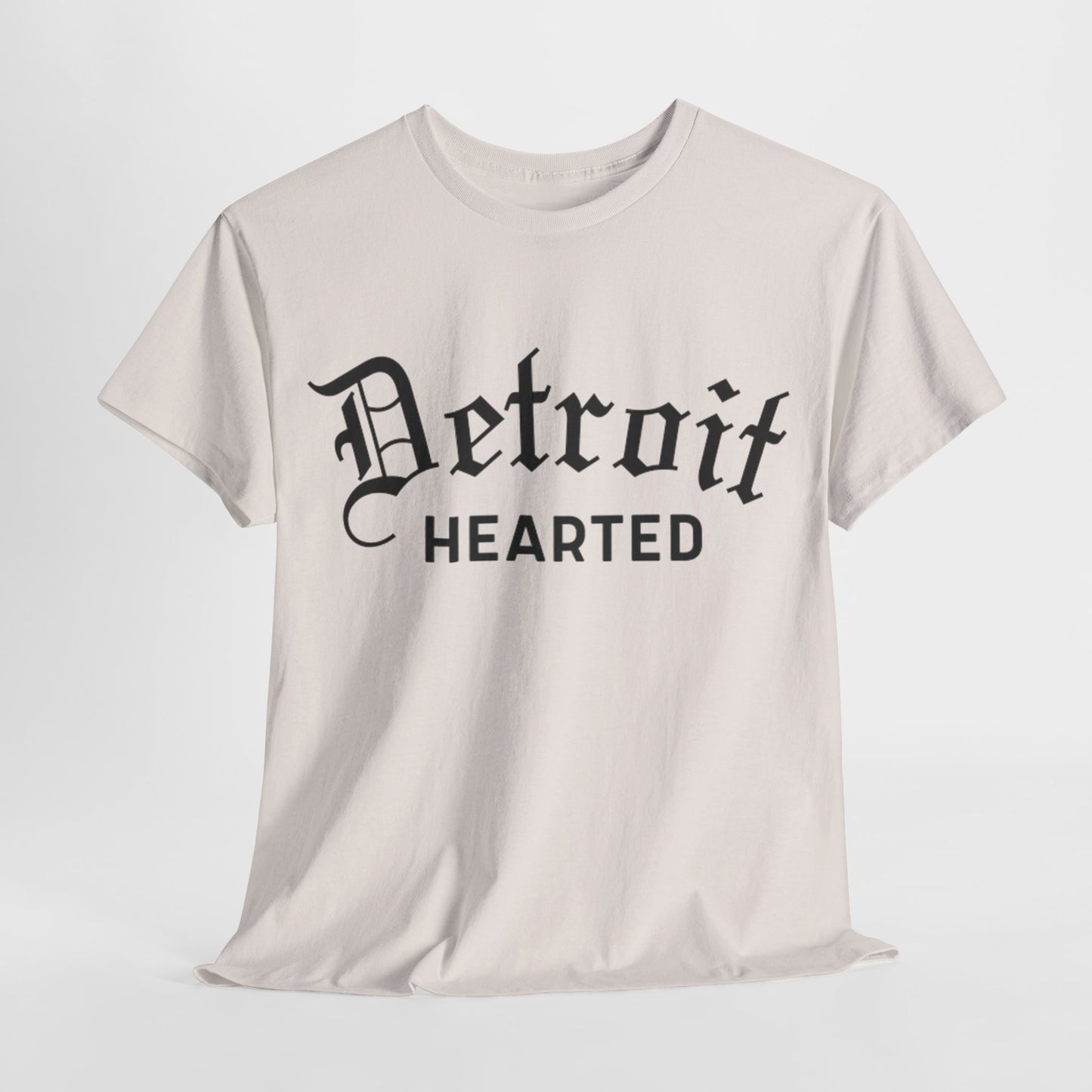 Detroit Hearted Unisex Heavy Cotton Tee