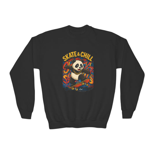 Skate & Chill Youth Crewneck Sweatshirt,