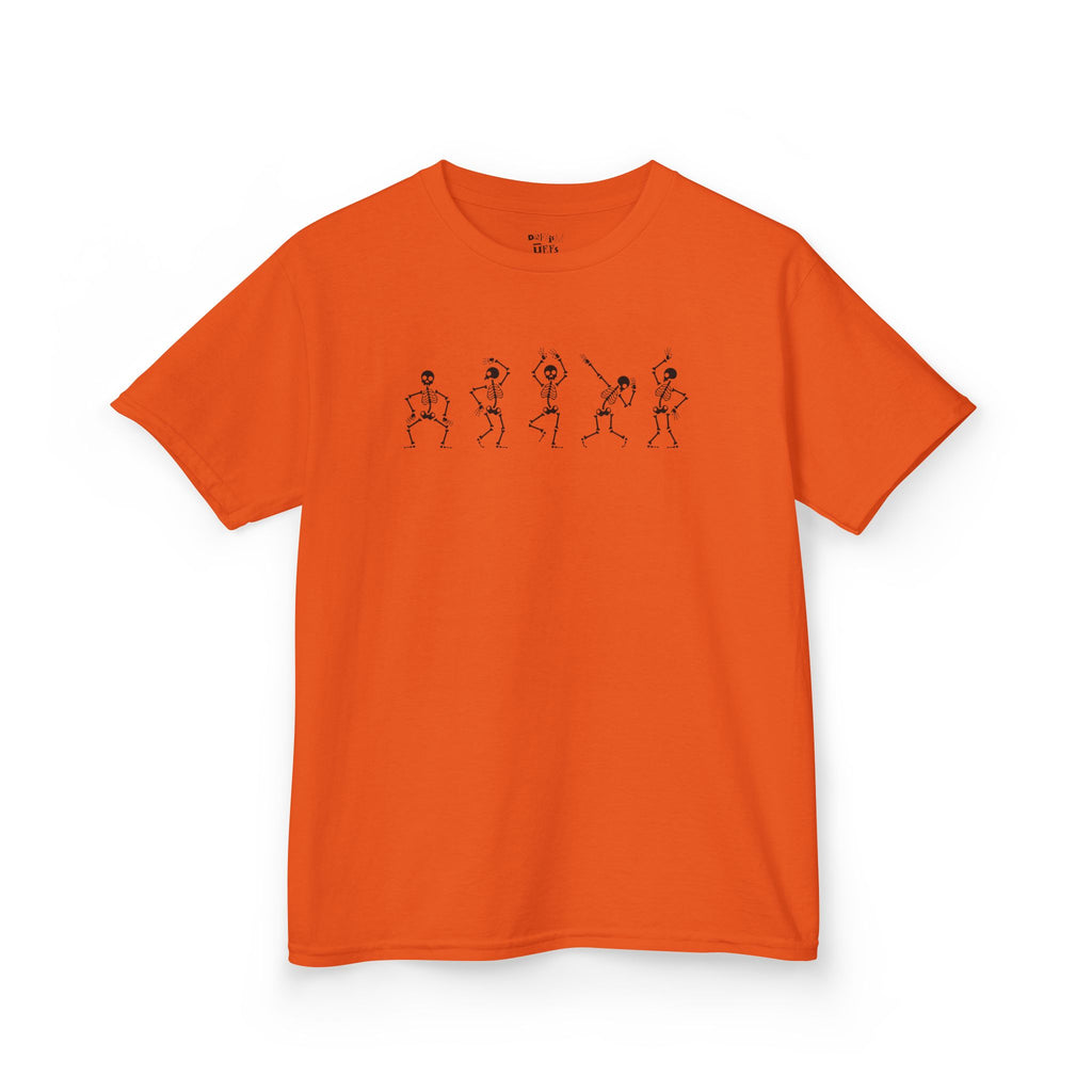 Skeleton Dance Moves Family Halloween Tee - Youth