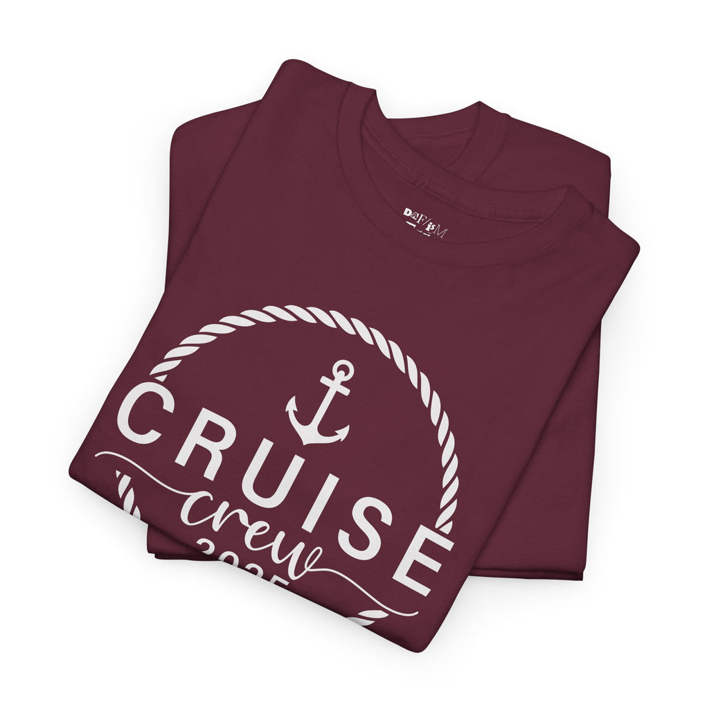 Cruise Crew 2025 Unisex Heavy Cotton Tee | Perfect for Summer Vacations, Family Reunions, Travel Adventures, Cruise Trips, Nautical [...]