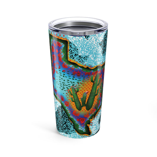 Texas-Inspired 20oz Tumbler, Custom Travel Mug, Southwestern Decor, Personal Gift, Eco-Friendly Drinkware
