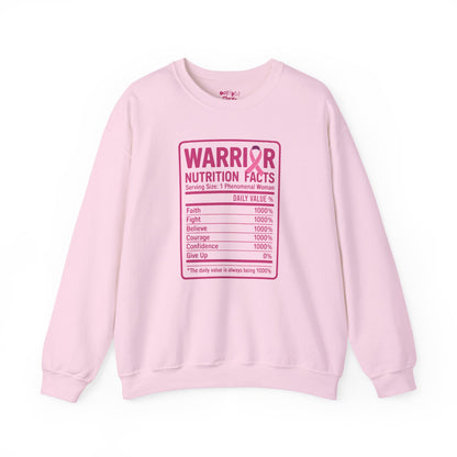 Warrior Nutrition Facts Sweatshirt