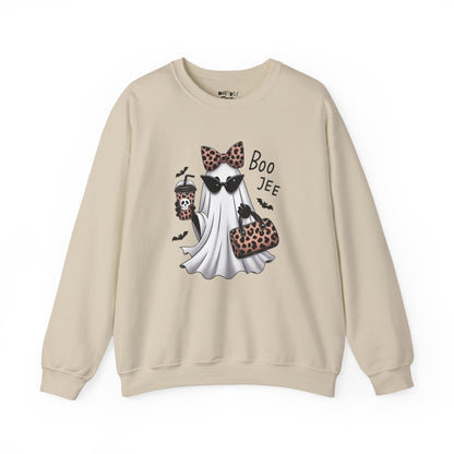 Boo Jee Halloween Ghost Crewneck Sweatshirt