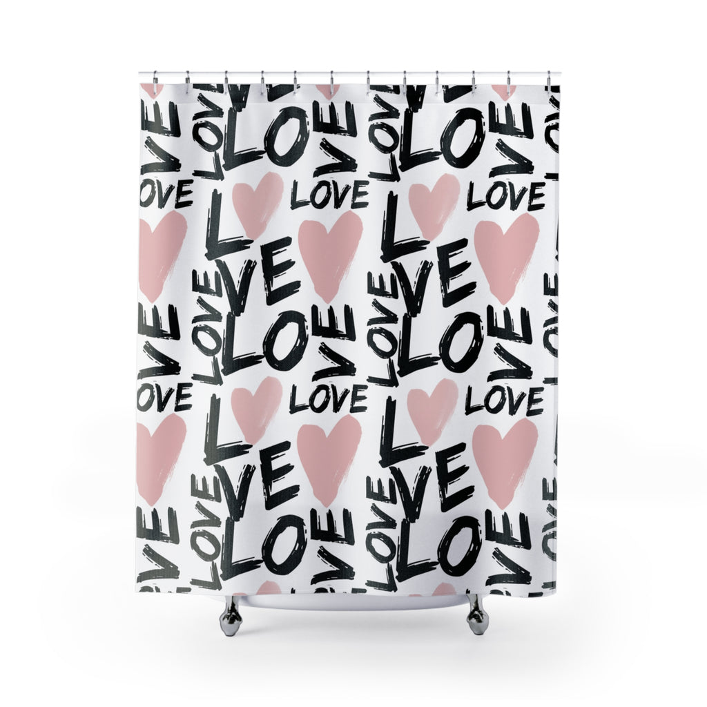 LOVE Shower Curtains