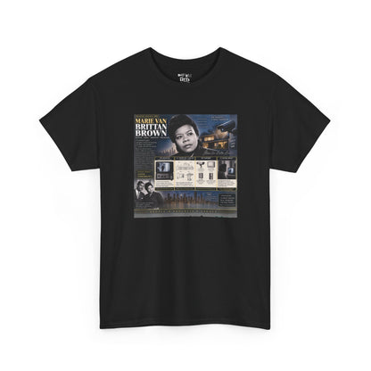 Marie Van Brittan Brown Historical Portrait T-Shirt