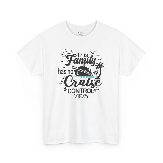 Family Cruise Control Unisex Tee, Relaxed Vacation Shirt, Summer Family Reunion Tee, Travel Souvenir Shirt, Family Bonding Gift