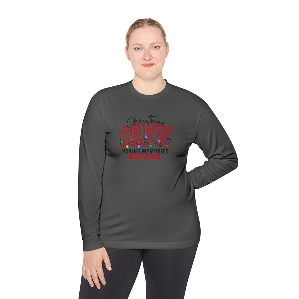 Christmas Crew Long Sleeve Tee — "Making Memories Together" Holiday Shirt