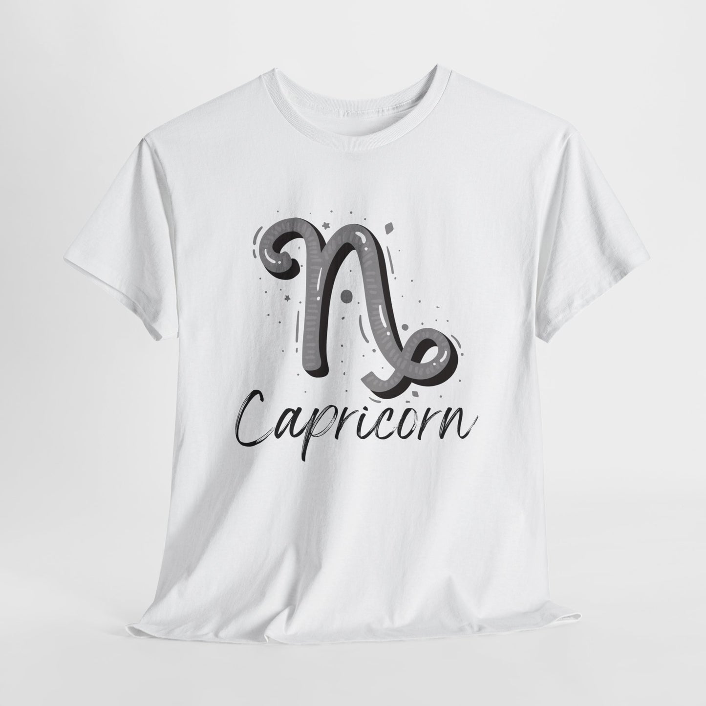 Capricorn Zodiac Unisex Heavy Cotton Tee