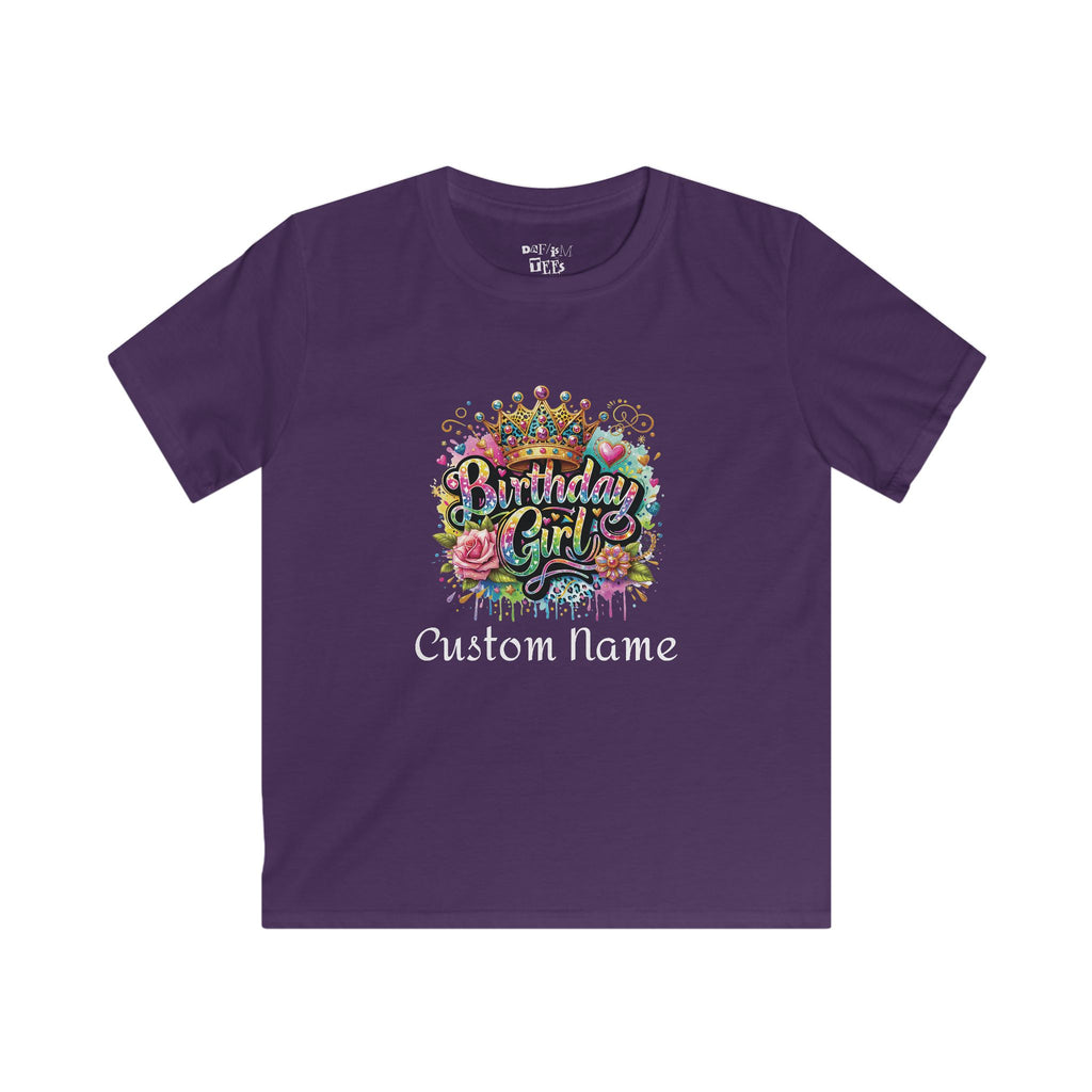 Custom Birthday Girl Tee - Youth