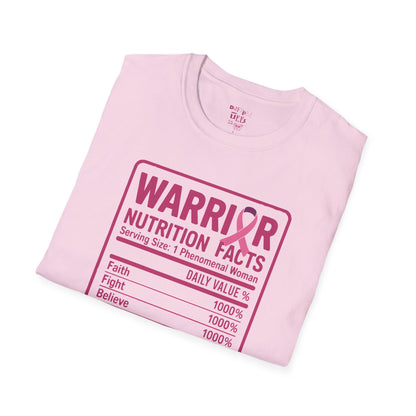 Warrior Nutrition Facts -October Breast Cancer