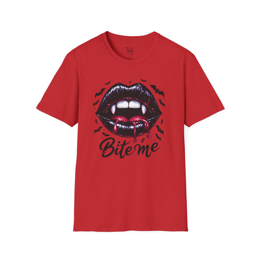 Vampire Kiss Halloween Gothic Tee