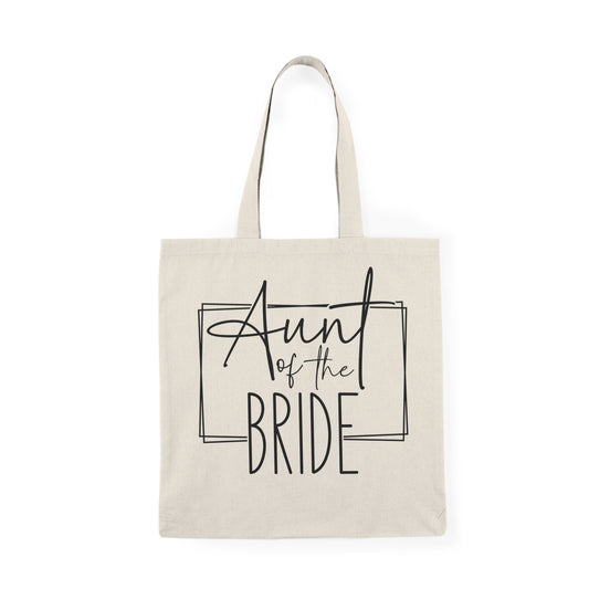 Customizable Wedding Tote Bag for Aunt of the Bride