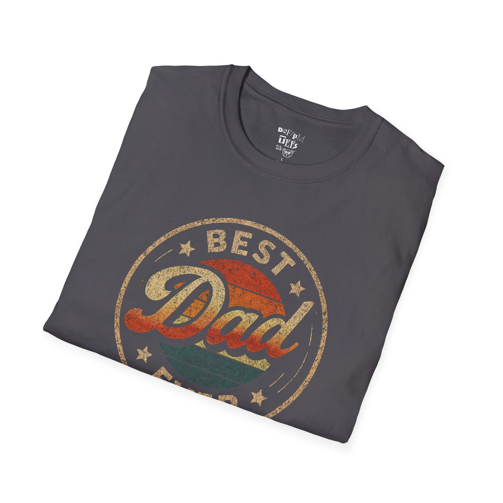 Best Dad Ever Unisex Softstyle T-Shirt, Father's Day Gift, Casual Wear, Dad Apparel, Family Reunion Tee