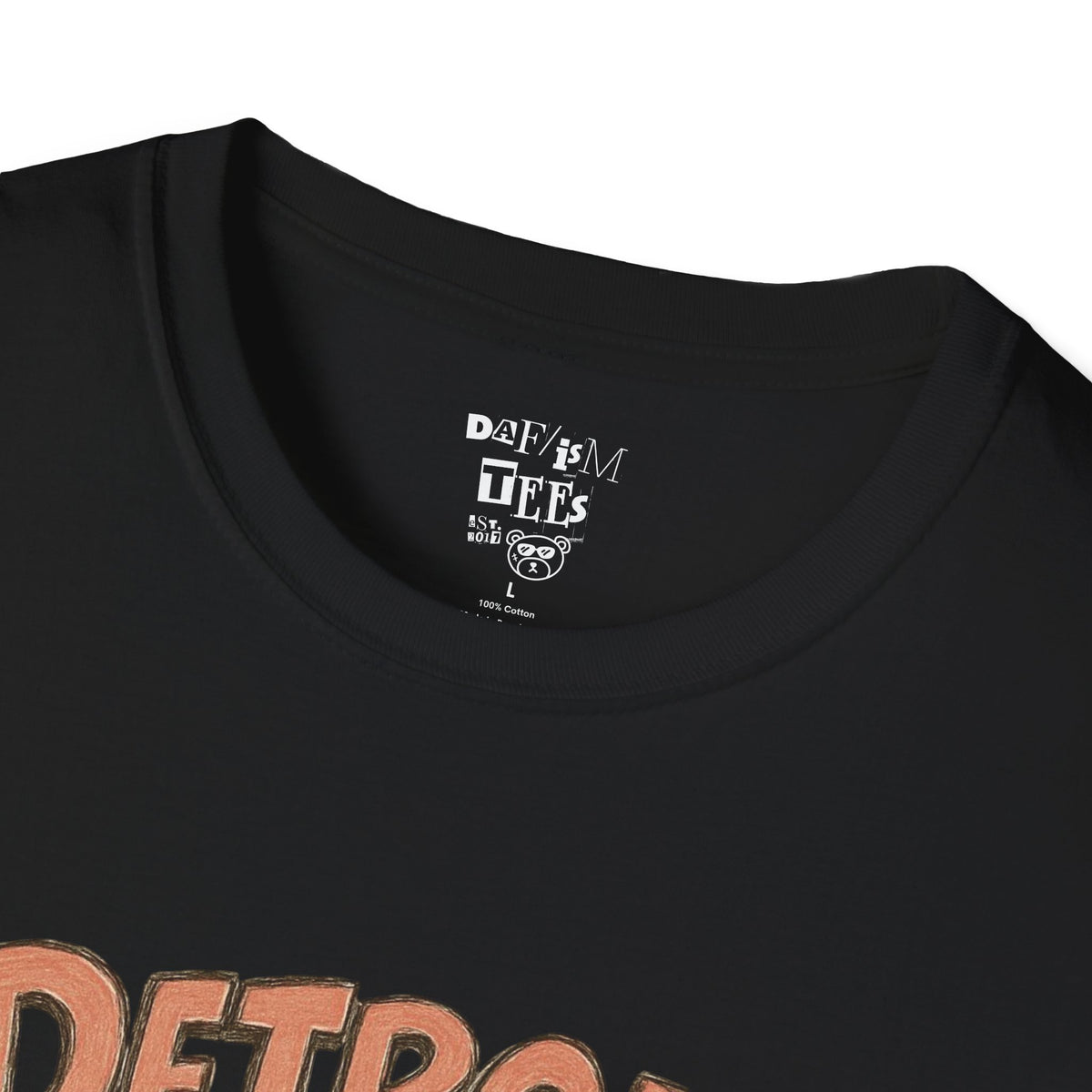 Detroit Hustles Harder T-Shirt — Retro Motivational Tee for Detroit Pride & Hustle