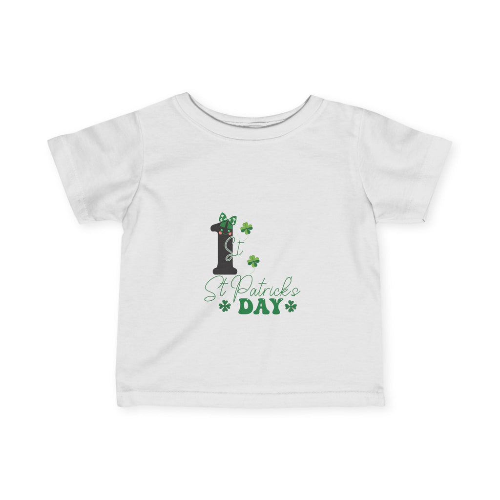 St. Patrick's Day Infant Tee - Cute Shamrock Design for Babies
