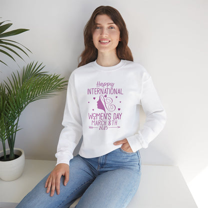 Happy International Women's Day Crewneck Sweatshirt
