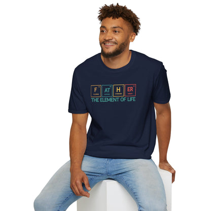 Father Element of Life Unisex T-Shirt | Gifts for Dad | Father's Day Apparel, Casual Wear, Science Lover Shirt, Family Gathering Shirt
