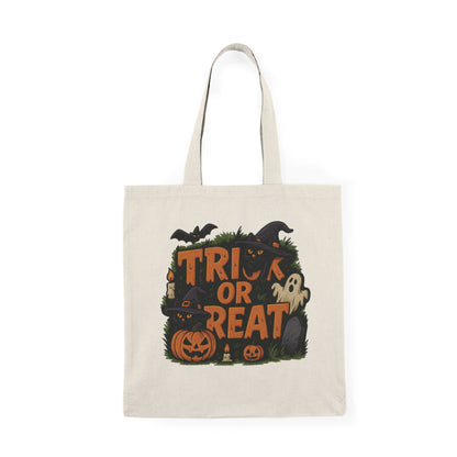 Halloween Trick or Treat Tote Bag | Customizable