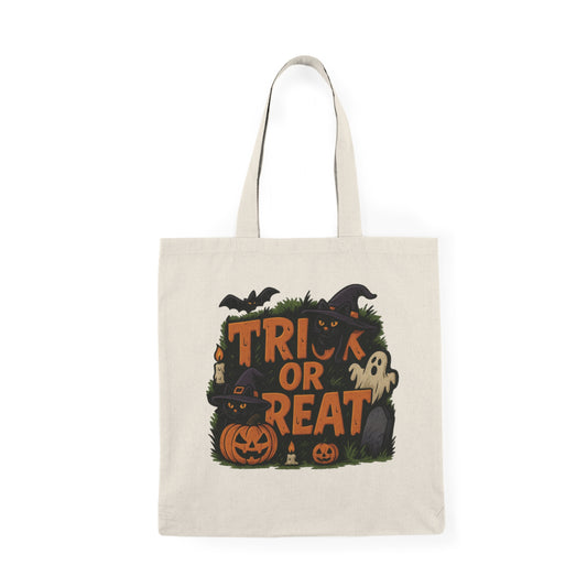 Halloween Trick or Treat Tote Bag | Customizable