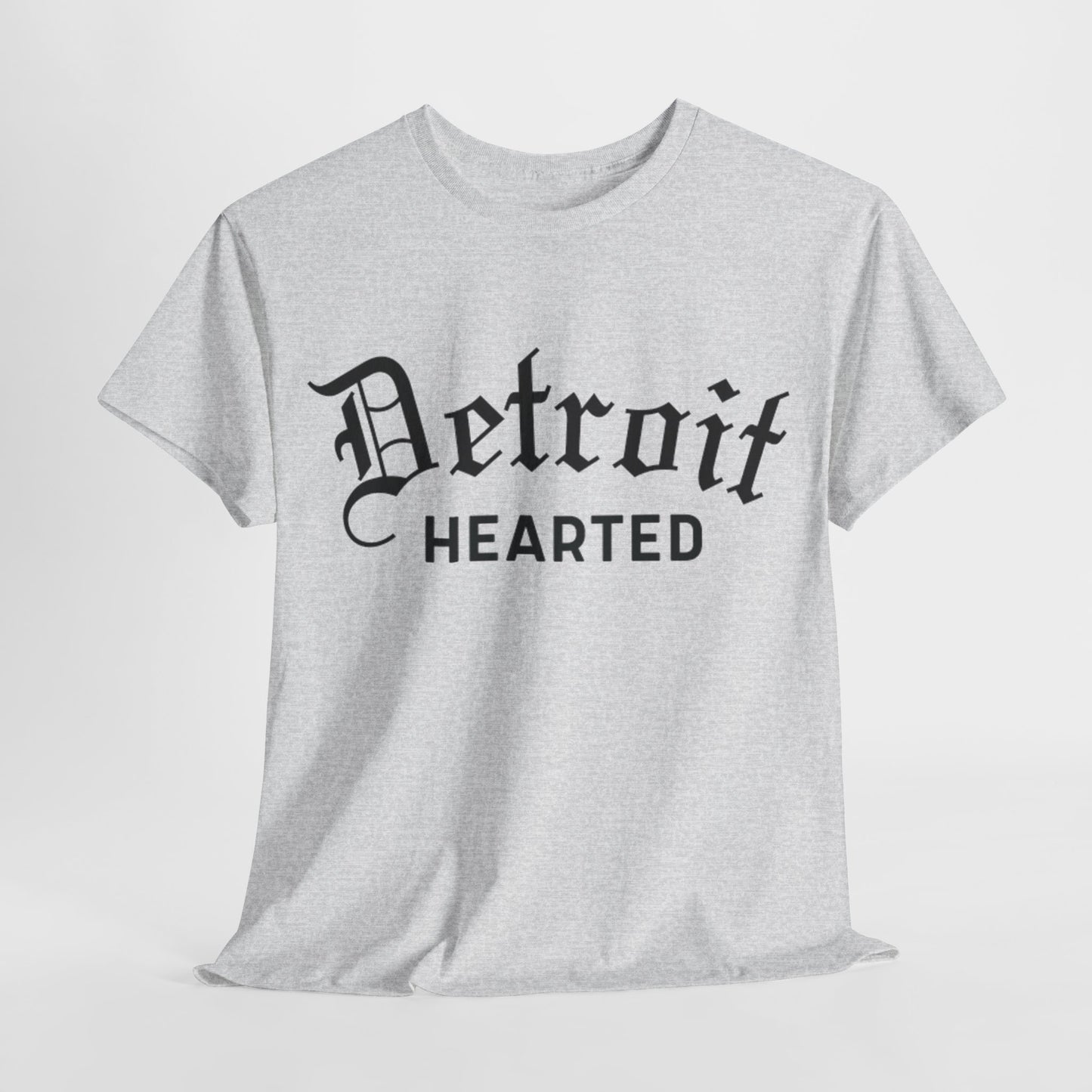 Detroit Hearted Unisex Heavy Cotton Tee